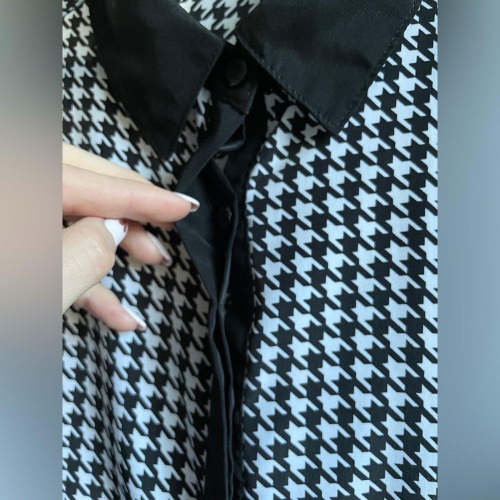 Houndstooth button down - Picture 3 of 9